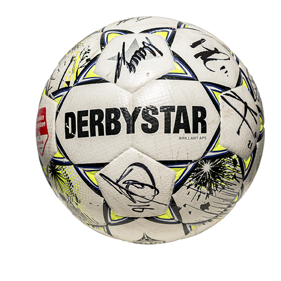 Gesigneerde wedstrijdbal