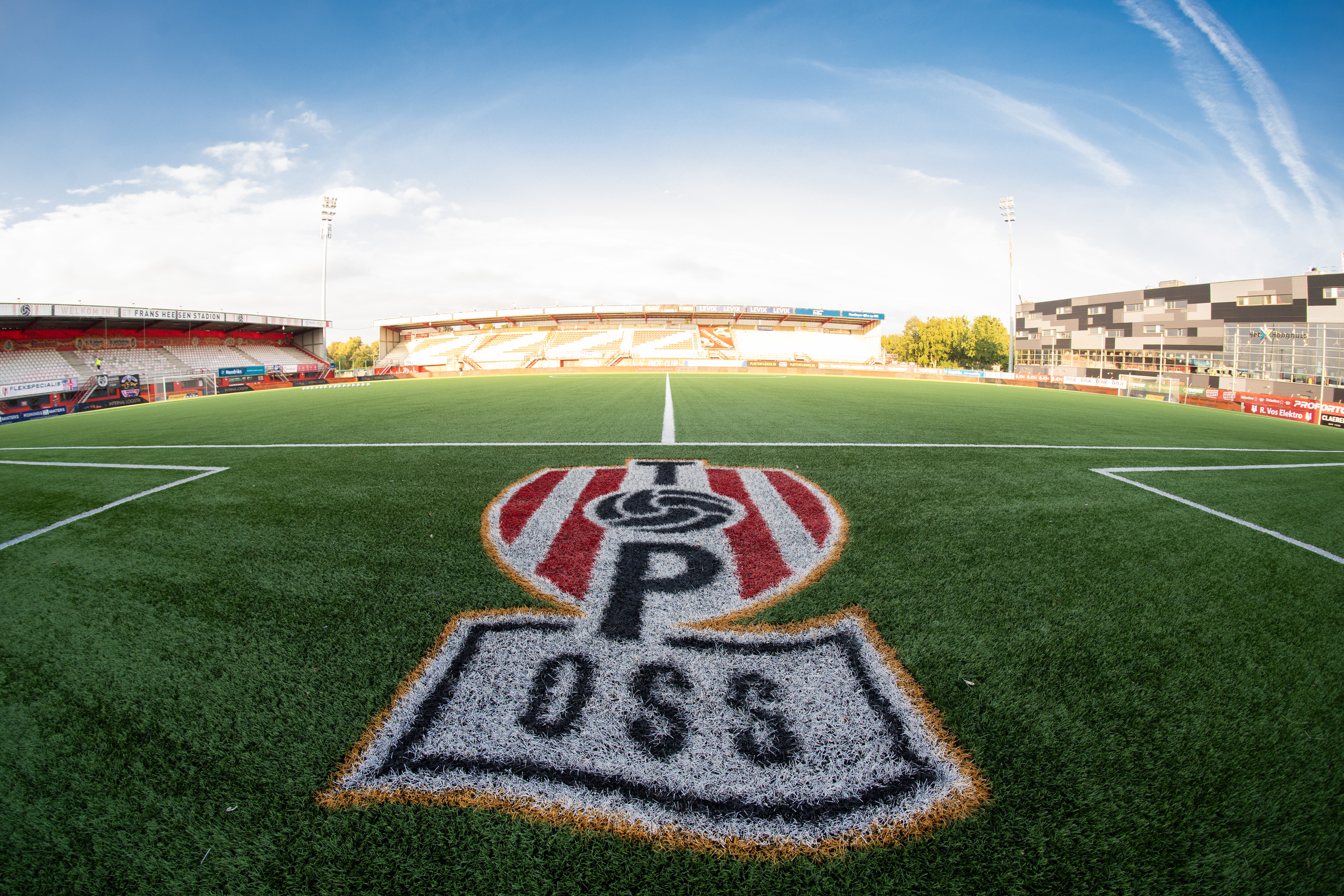 Training of wedstrijd in het Frans Heesen stadion
